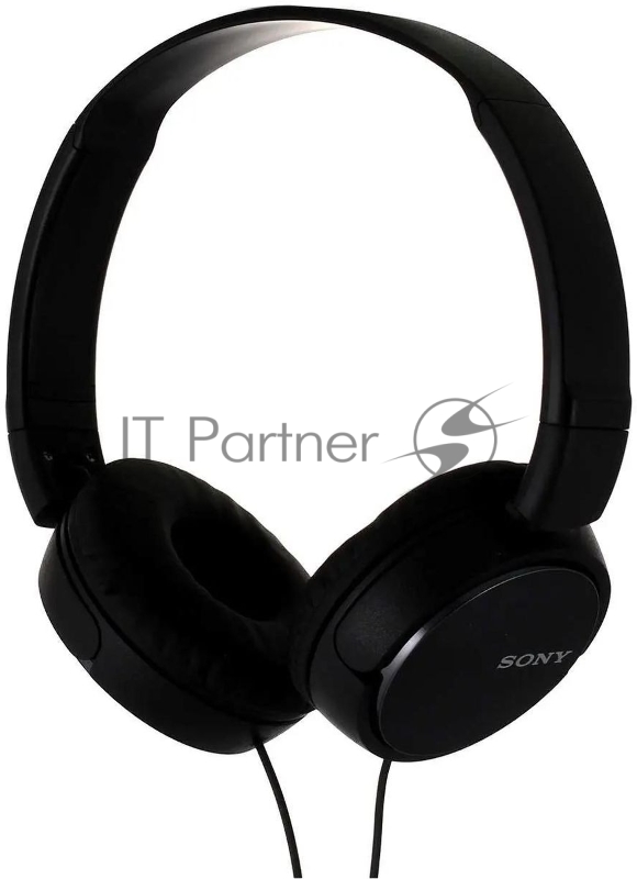 Наушники Sony MDR-ZX310APB Новые накладные наушники с гарнитурой для смартфонов и складной конструкцией, черный цвет 30 мм , 1,2 м, 24 Ом, 10 - 24 000 Гц