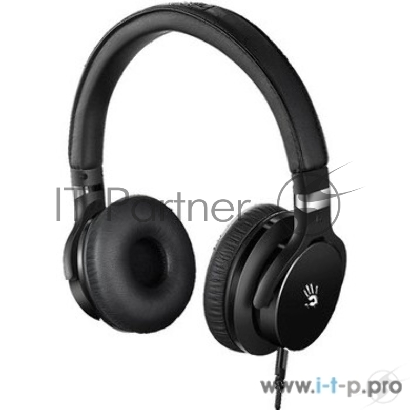 Наушники с микрофоном A4 Bloody M510 черный 1.2м мониторы оголовье