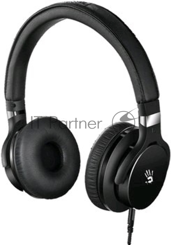 Наушники с микрофоном A4 Bloody M510 черный 1.2м мониторы оголовье