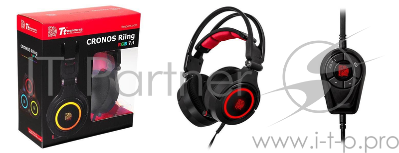 Наушники Headset Tt eSPORTS Cronos Riing RGB 7.1 / Digital 3D 7.1