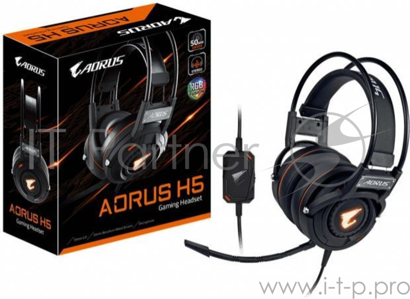 Гарнитура GAMING AORUS H5 GIGABYTE