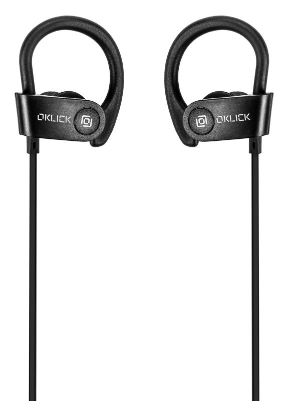 Гарнитура вкладыши Oklick BT-S-120 черный беспроводные bluetooth