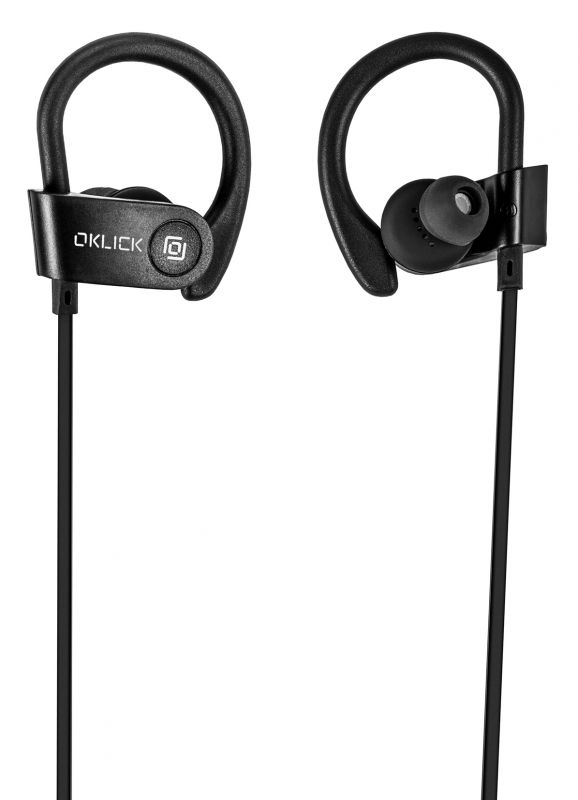 Гарнитура вкладыши Oklick BT-S-120 черный беспроводные bluetooth