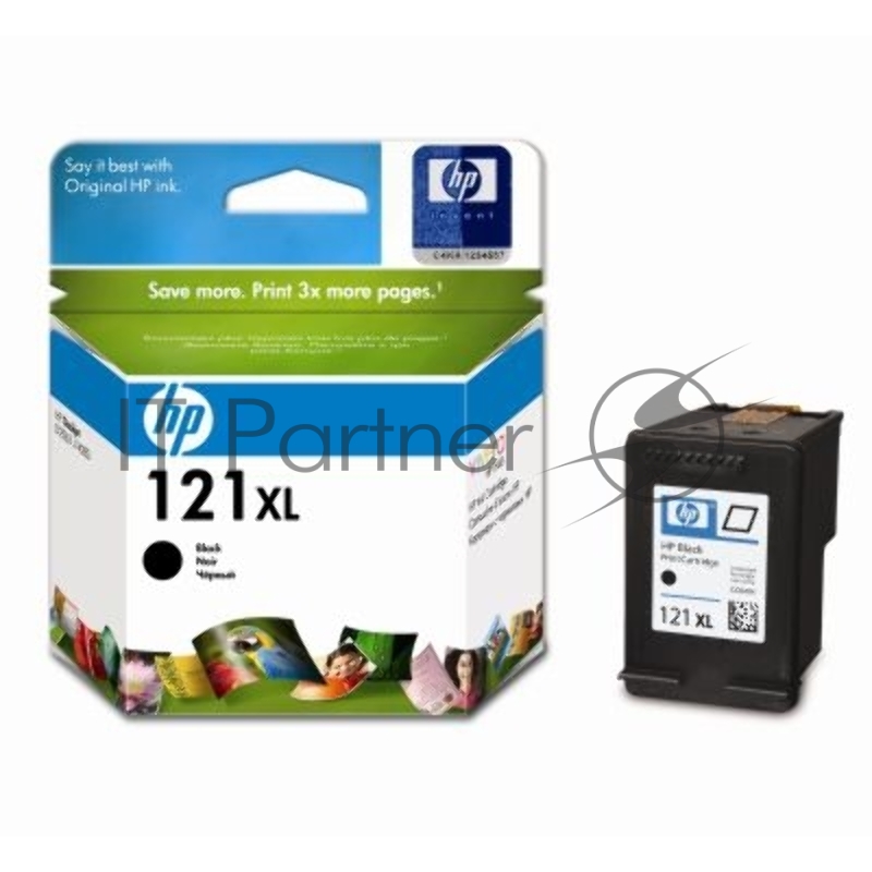 Картридж HP DJ F4283/D2563, №121XL (O) CC641HE, BK