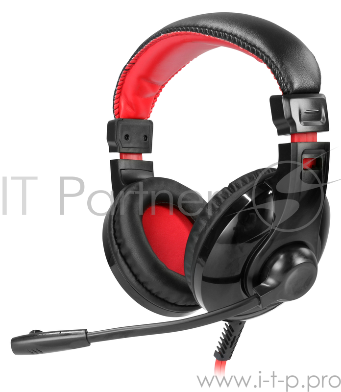 Гарнитура Qumo Fire GHS 0009, стерео, 3,5 Jack, с микрофоном