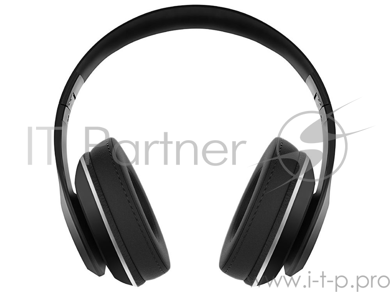 Гарнитура GINZZU GM-451BT, накладные, черный, беспроводные bluetooth