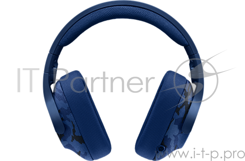 Наушники Logitech G433 BLUE CAMO (камуфляжный синий)