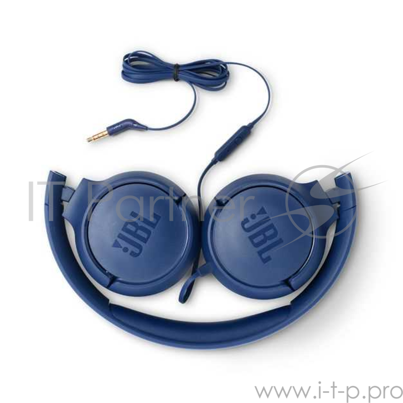 Наушники JBL накладныеT500, 32 Ом, синий