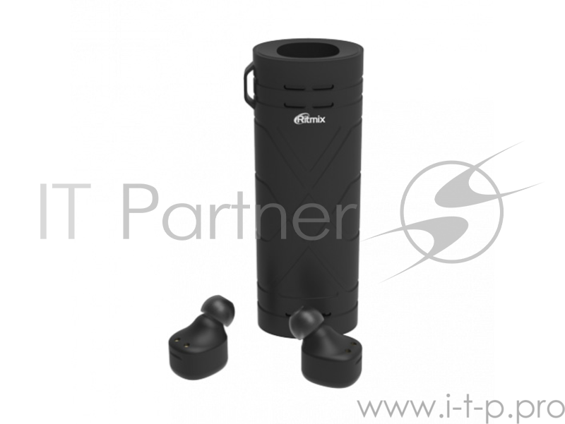 Наушники Ritmix RH-808BTH Sport TWS Black (bluetooth)