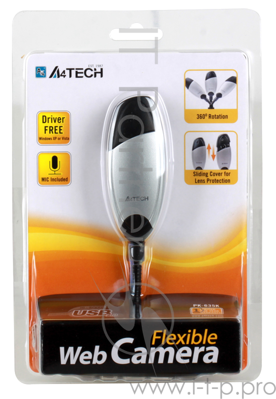 Цифровая камера A4 PK-635E черный (2560x2048) USB2.0