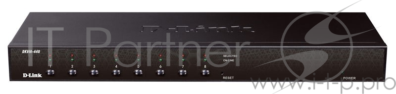 Переключатель D-Link KVM-440/E 8-портовый переключатель KVM с портами PS2/USB