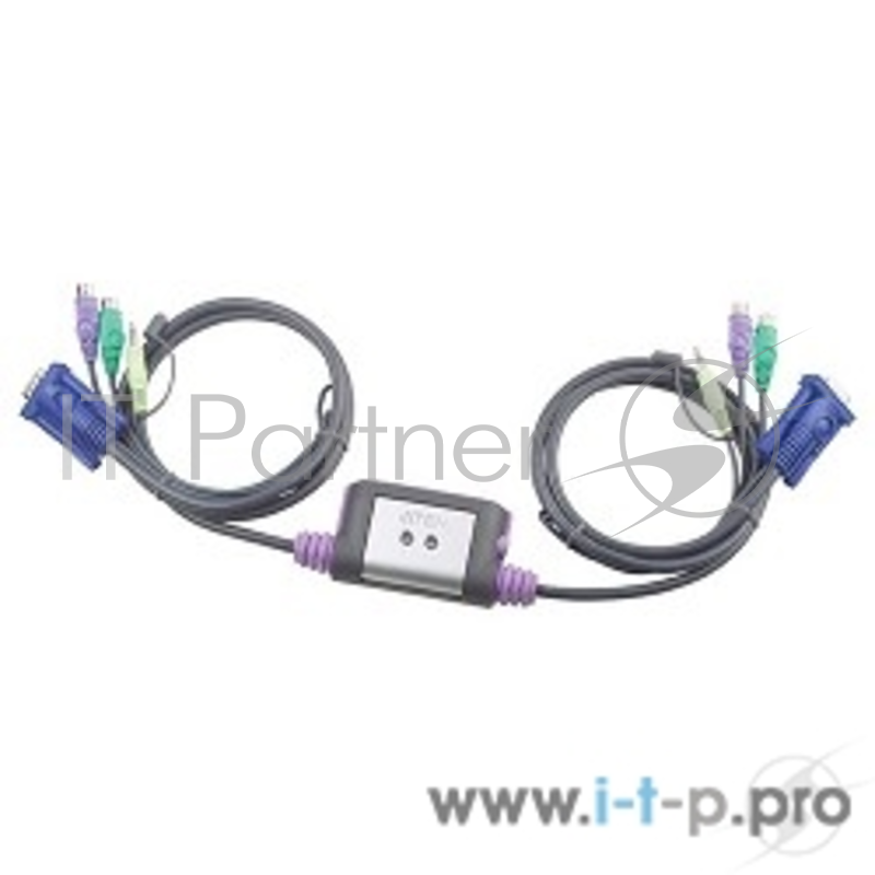 Переключатель ATEN CS62A(-A7) 2-портовый KVM/AUDIO-переключатель