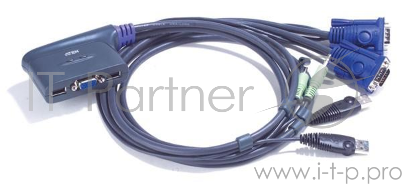 Переключатель ATEN CS62U(-A7) 2-портовый KVM-переключатель