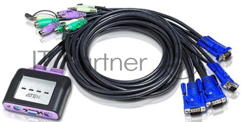 4-х портовый KVM/AUDIO переключатель 4 PORT KVM Switch with Audio.