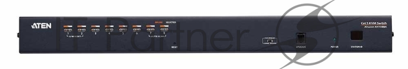 8-портовый КВМ-коммутатор высокой плотности с кабелем Cat 5 8 Port Cat 5 High Density KVM SW W/POWER