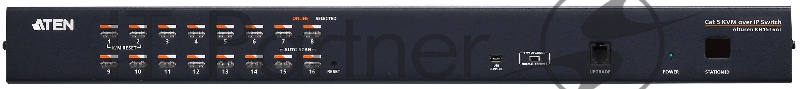 Переключатель KVM, 1 local user PS2+VGA+1 IP user =) 16 cpu (PS2/USB/Sun+VGA)/RS232, без шнуров Cat 5 High-Density KVM over the NET.