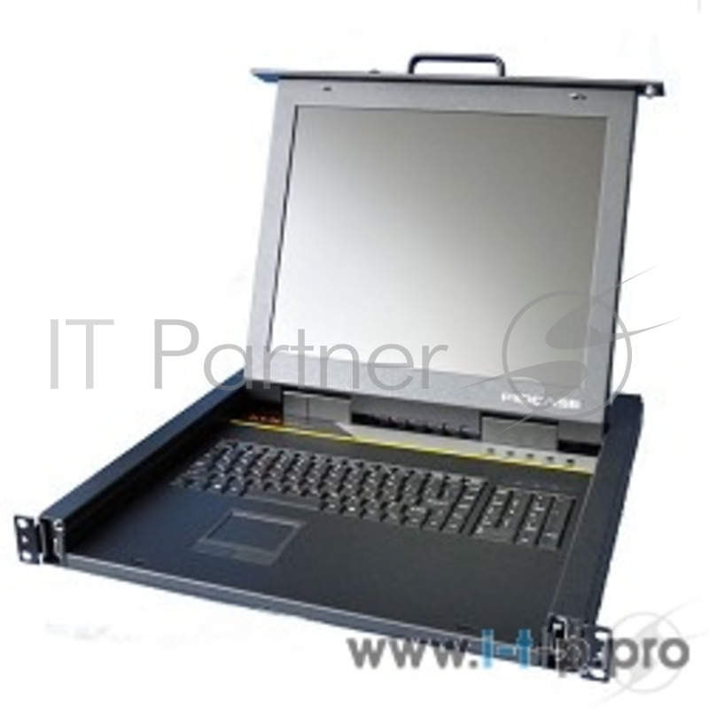 консоли ProCase E1701 Консоль однорельсовая , 1 порт, LCD 17'', single rail console, LCD D-Sub, USB, разрешение 1280*1024