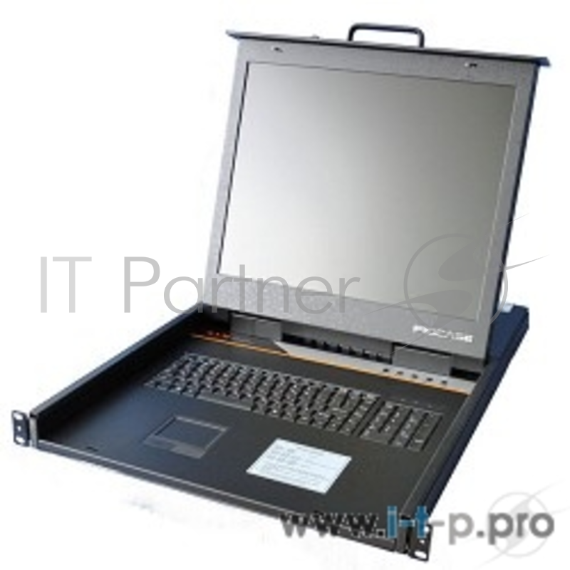 консоли ProCase E1916 Консоль однорельсовая , КВМ 16 порт, LCD 19'', single rail console KVM 16 port, LCD D-Sub, USB, разрешение 1280*1024, 16 кабелей