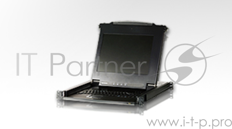 ATEN LCD CONSOLE 19INCH W/RU KB/EU Rack (CL1000NR)