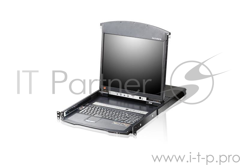 Переключатель электронный 16P CAT5 HIGH DENSITY DUAL RAIL LCD OVER