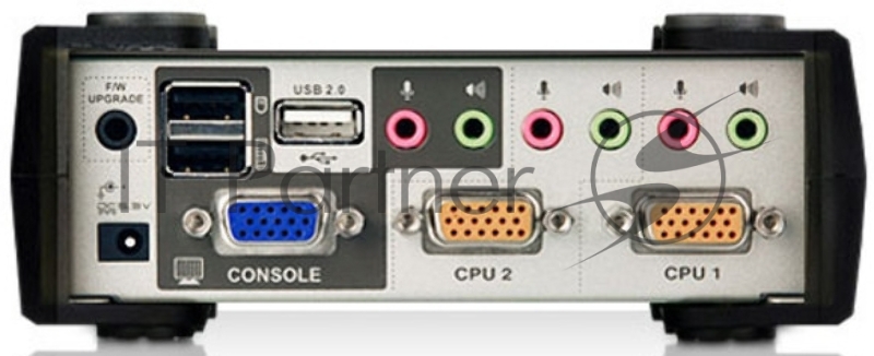 Переключатель консоли электронный, 2 порта PS/1 2 Port USB2.0 KVMP Switch with OSD