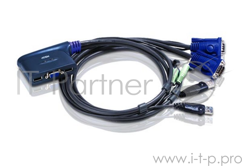 Переключатель электронный ATEN 2 PORT USB KVM SWITCH./