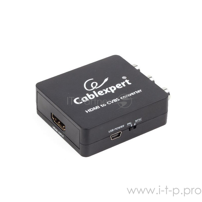 Разветвитель Конвертер HDMI -> RCA, Cablexpert, HD19Fx3RCA, HDMI -> 3xRCA (1x video, 2x audio) (DSC-HDMI-CVBS-001)