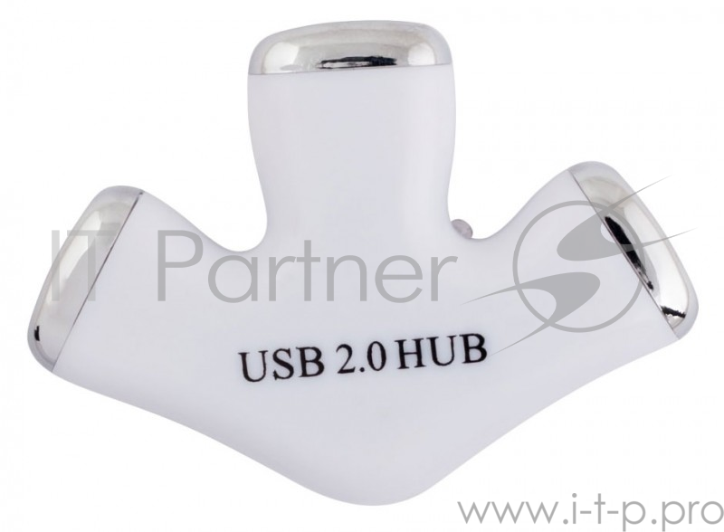 Разветвитель USB 2.0 PC Pet Paw 3порт. белый