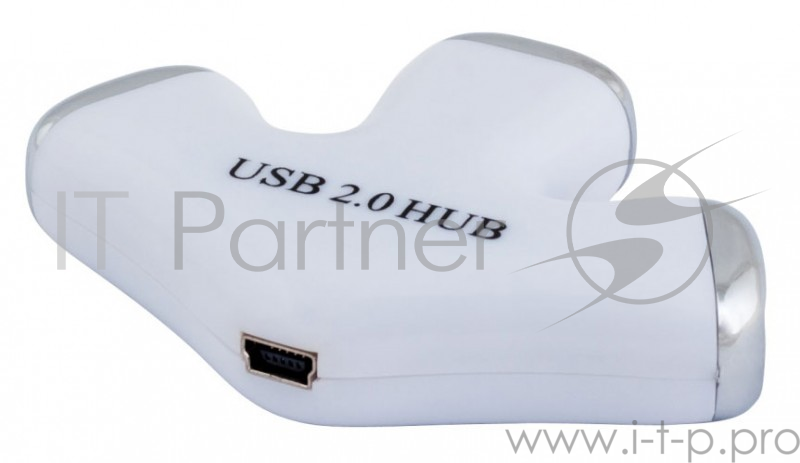 Разветвитель USB 2.0 PC Pet Paw 3порт. белый