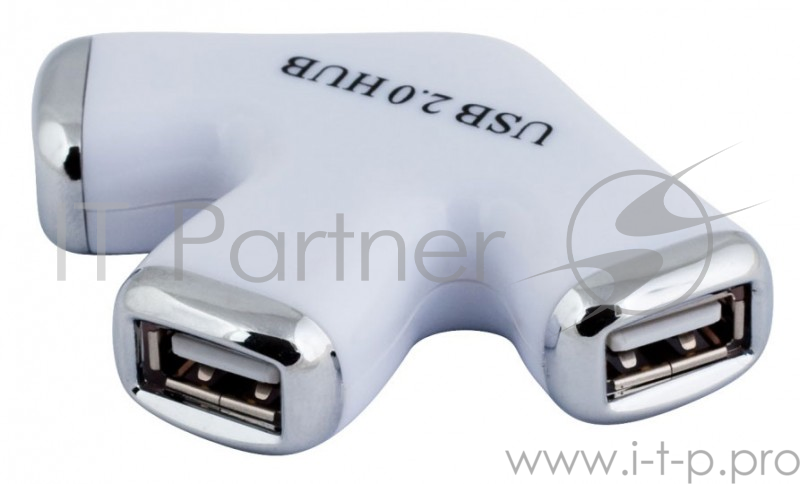 Разветвитель USB 2.0 PC Pet Paw 3порт. белый