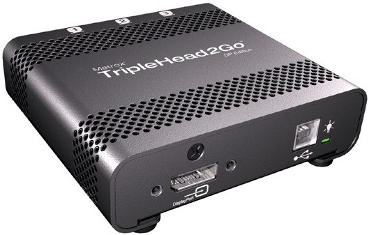 Коммутатор видеосигнала T2G-DP-MIF TripleHead2Go TripleHead2Go DP Edition, enables you to attach three displays to your computer (cable for PC and Mac included)