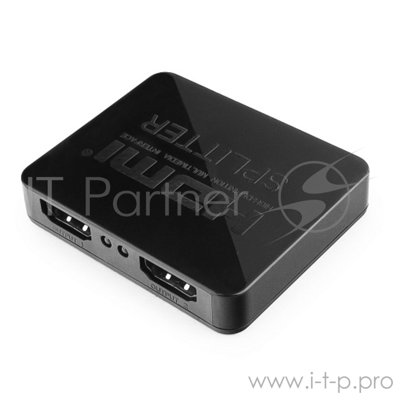 Разветвитель HDMI Cablexpert DSP-2PH4-03, HD19F/2x19F, 1 компьютер => 2 монитора, Full-HD, 3D, 1.4v