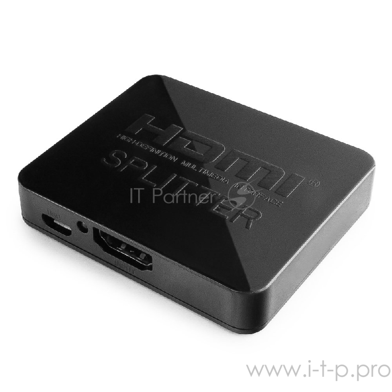 Разветвитель HDMI Cablexpert DSP-2PH4-03, HD19F/2x19F, 1 компьютер => 2 монитора, Full-HD, 3D, 1.4v