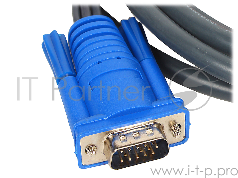 Кабель ATEN KVM Cable 2L-5303U Кабель для KVM: USB(Am)+DB15(m)+2*Audio (PC) -на- SPHD15(m)+2*Audio (KVM), 3м