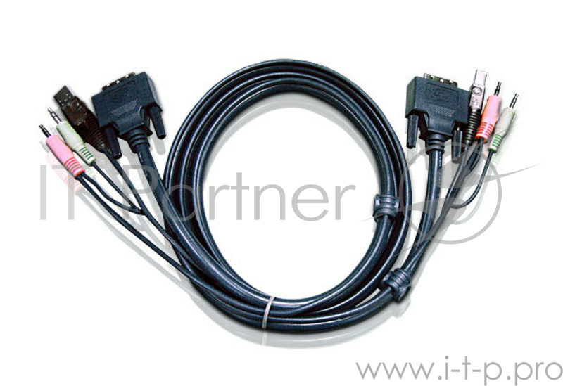 Кабель ATEN CABLE DVI/USB B/MC.SP-DVI/USB A 5M*2L-7D05UD