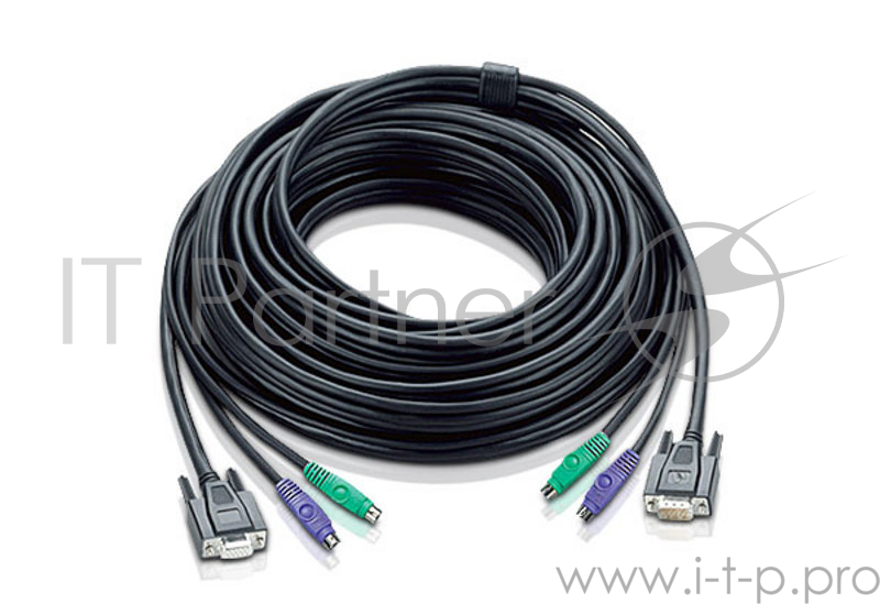 Кабель ATEN CABLE HD15M/MD6M/MD6M--HD15F/M 3M/