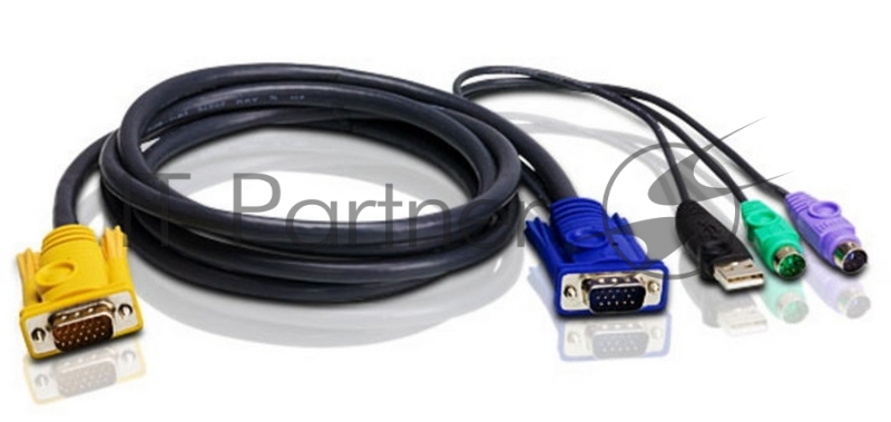 ATEN USB-PS/2 HYBRID CABLE. 3M*2L-5303UP