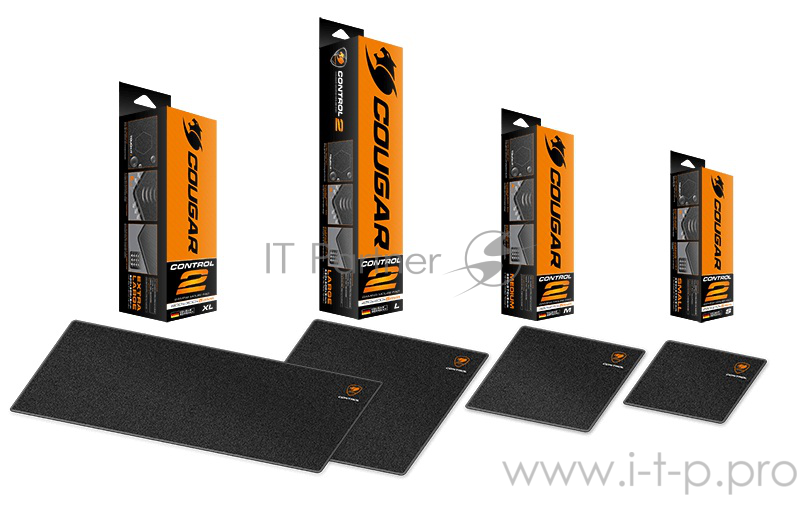 Игровой коврик для мыши Cougar Control 2 M (320 x 270 x 5, прострочка, Ткань, Природная резина)