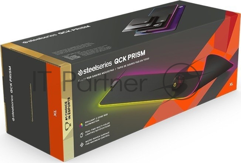 Коврик для мыши Steelseries QcK Prism Cloth XL черный