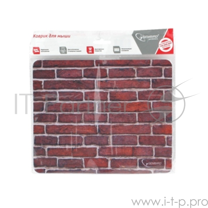 Коврик для мыши Gembird MP-BRICKS, рисунок