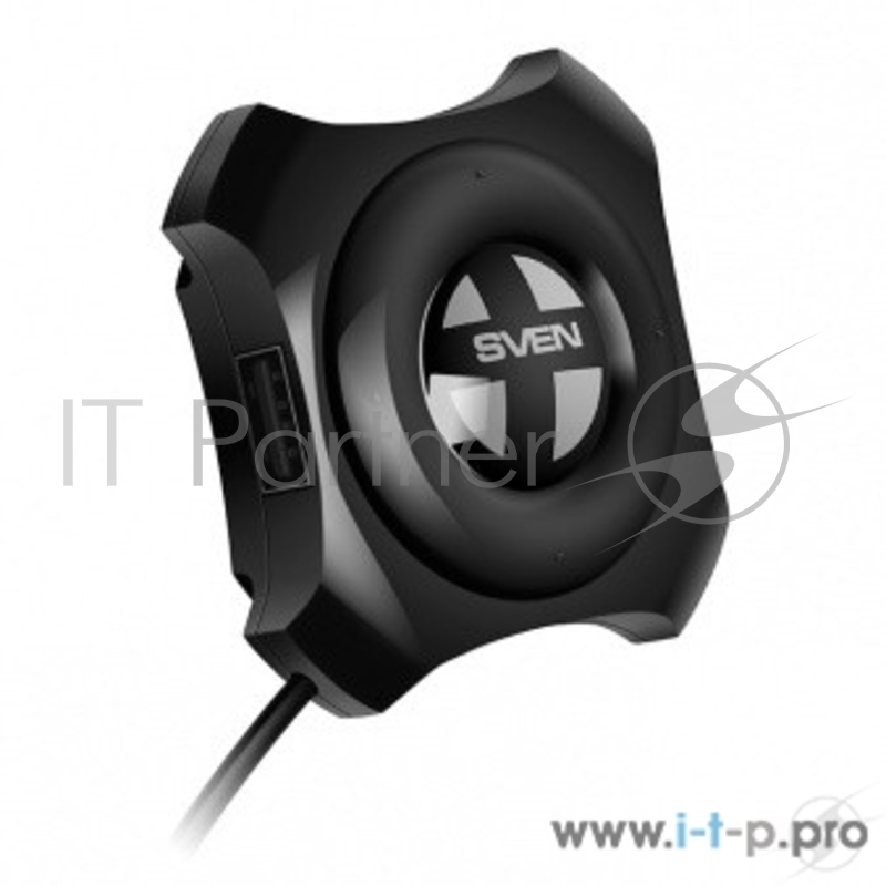 USB-концентратор SVEN HB-432, black (USB 2.0, 4 порта, кабель 0,5м, блистер) USB-концентратор SVEN HB-432, black (USB 2.0, 4 порта, кабель 0,5м, блистер)