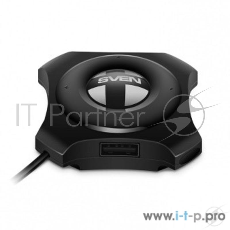 USB-концентратор SVEN HB-432, black (USB 2.0, 4 порта, кабель 0,5м, блистер) USB-концентратор SVEN HB-432, black (USB 2.0, 4 порта, кабель 0,5м, блистер)
