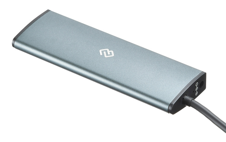 Разветвитель USB-C Digma HUB-2U3.0СCR-UC-G 5порт. серый