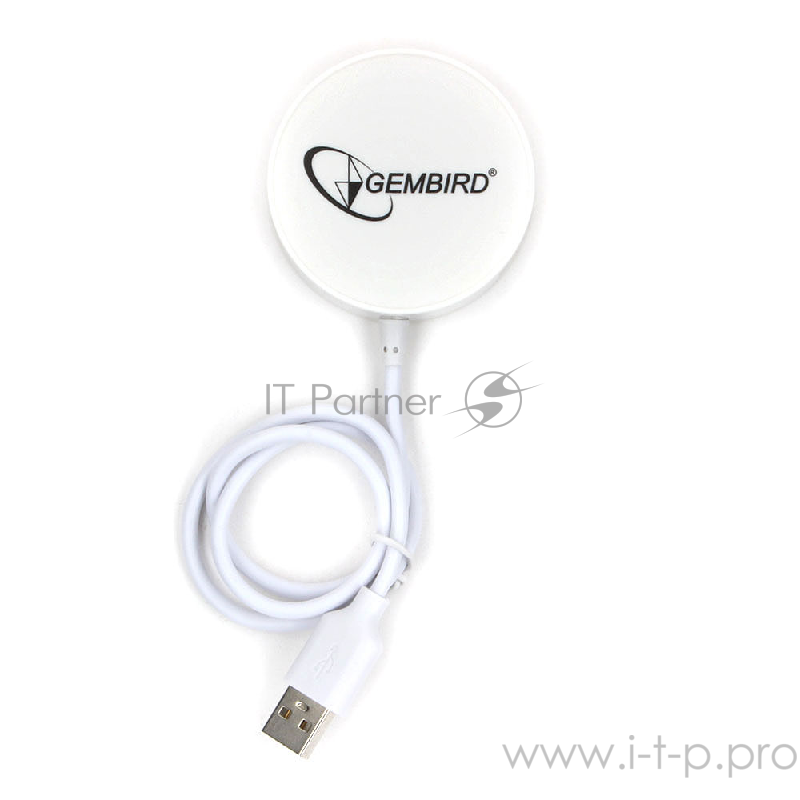 Концентратор USB 2.0 Gembird UHB-241, 4 порта, блистер, белый
