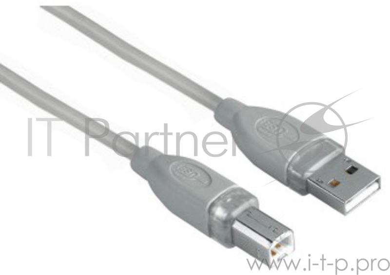 Кабель USB2.0 Hama H-45022 USB A (m)/USB B (m) 3м экран.