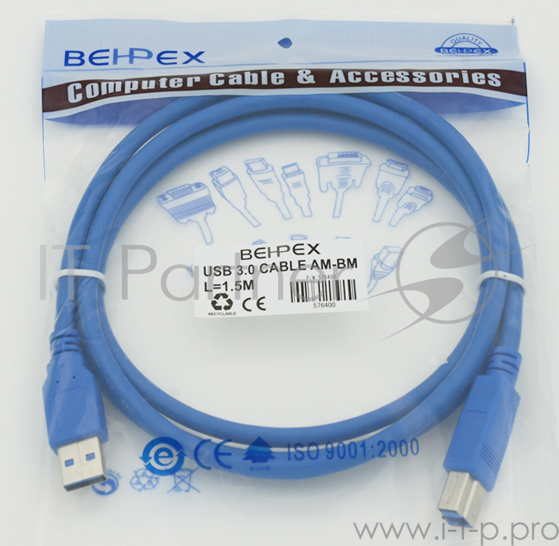 Кабель USB 3.0 CABLE AM-BM 1.5M