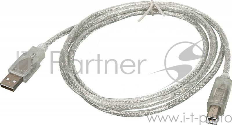 Кабель USB2.0 Ningbo USB A (m)/USB B (m) 1.8м прозрачный