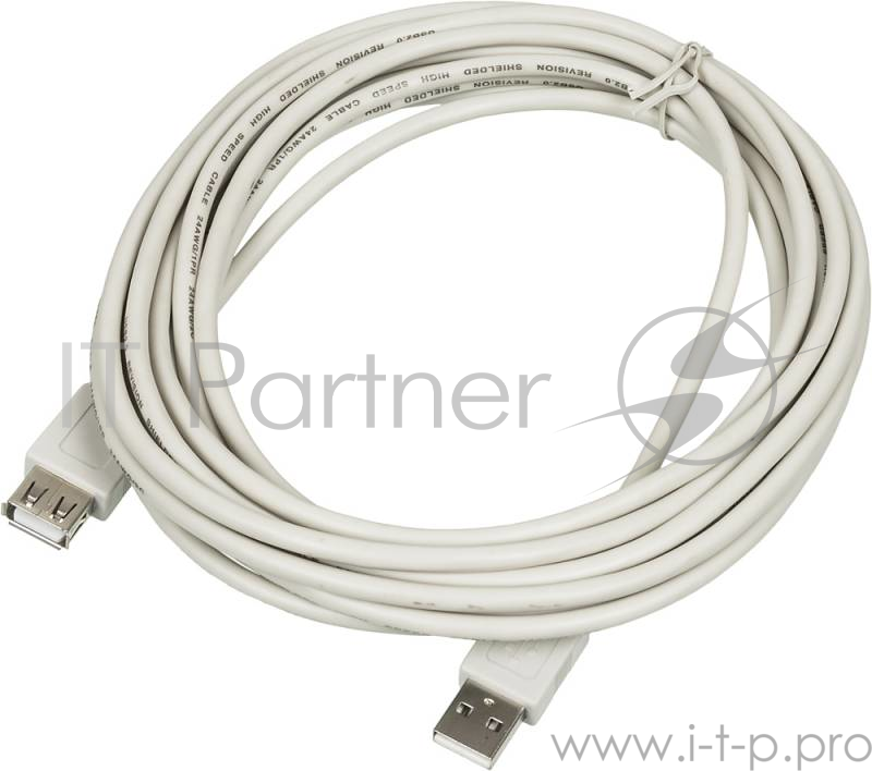 Кабель-удлинитель USB2.0 Ningbo USB A (m)/USB A (f) 5м