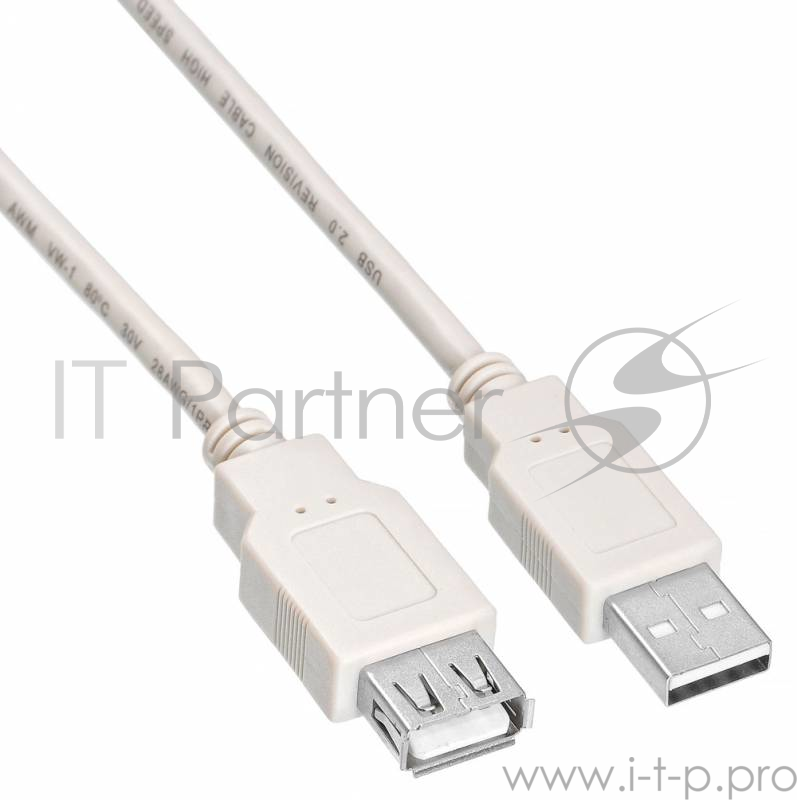 Кабель-удлинитель USB2.0 Buro USB2.0-AM-AF-0,75M USB A (m)/USB A (f) 0.75м