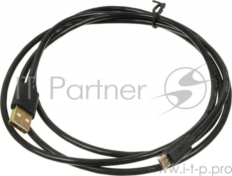 Кабель USB2.0 2A Square Connector USB A (m)/micro USB B (m) 1.5м Позолоченные контакты